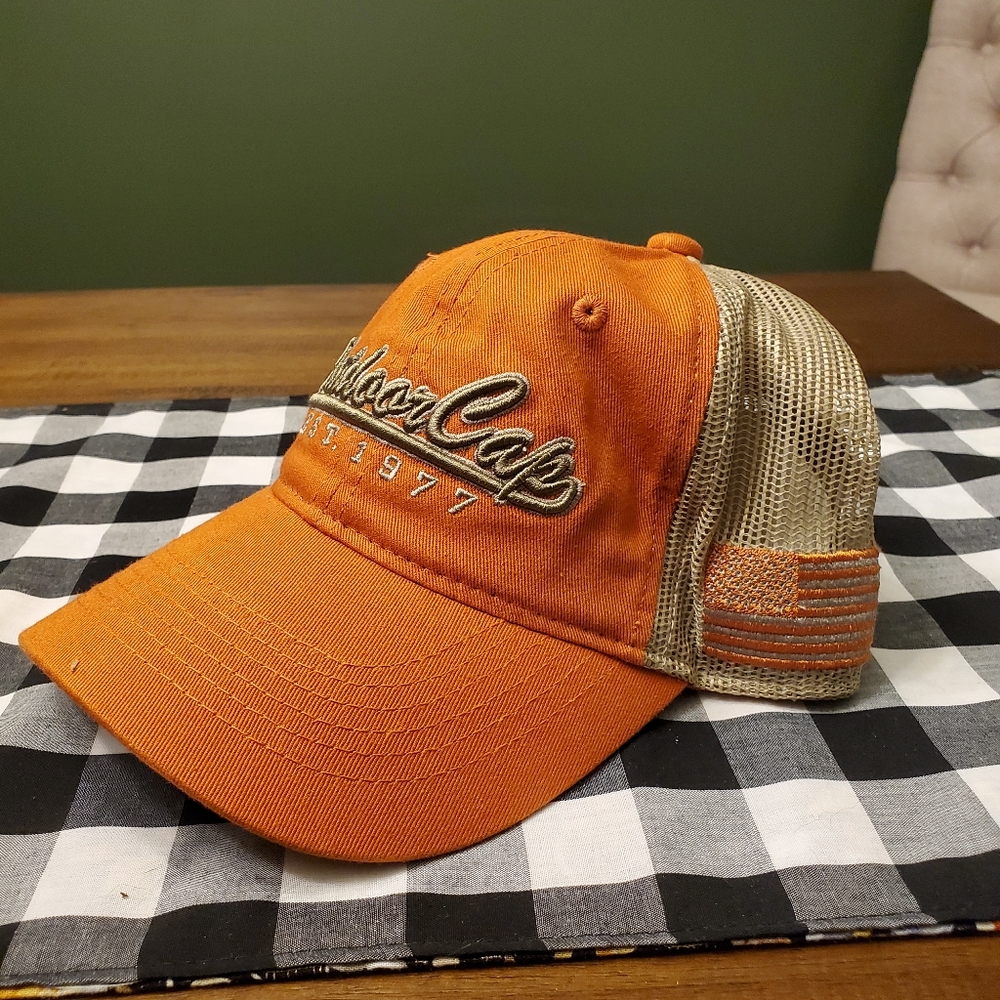 Men's Orange Outdoor Cap Hat